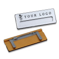 Reusable Safe Pin Magnetic Fashion Design Any Logo Custom Blank Name Badges